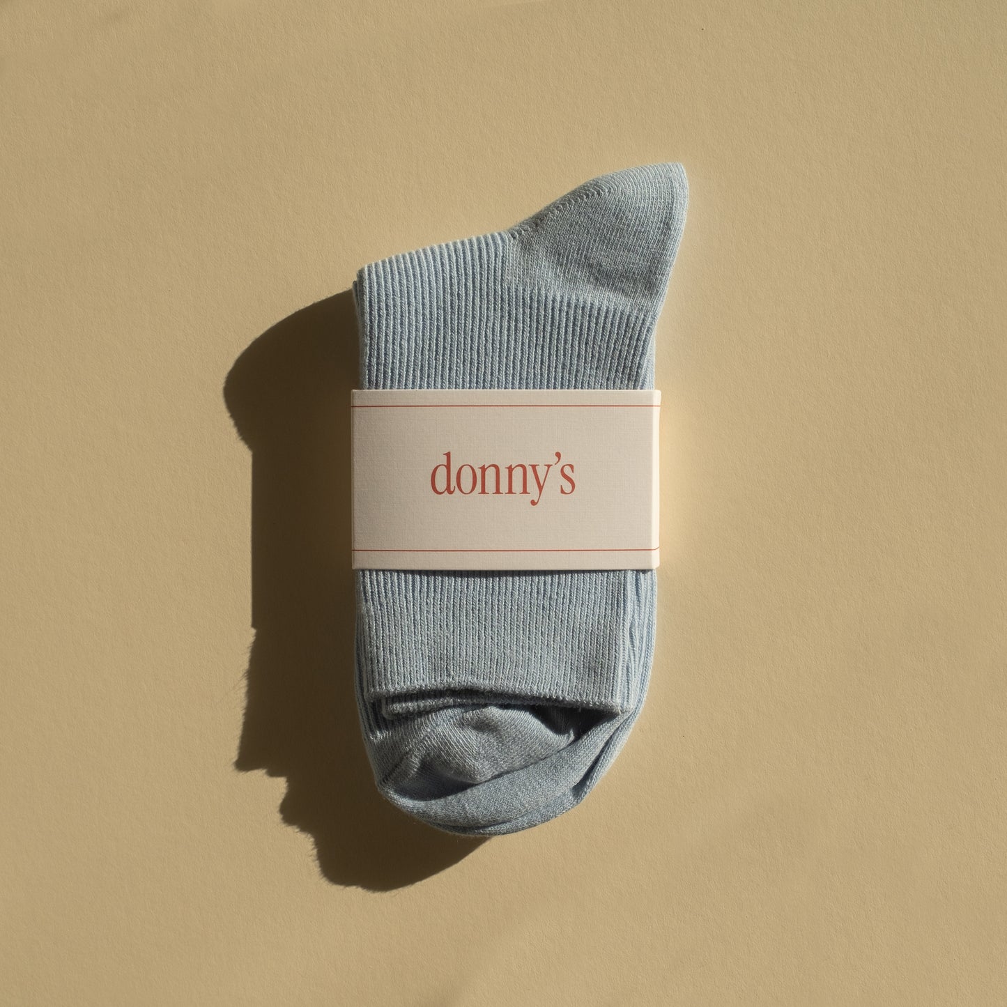 Classic Rib Socks in Powder Blue
