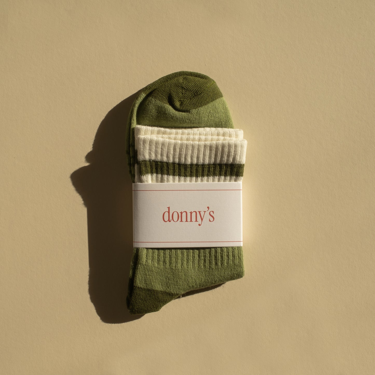 Varsity Socks in Sage