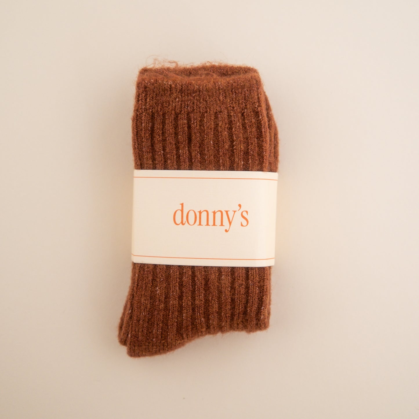 Slouch Rib Socks in Merlot