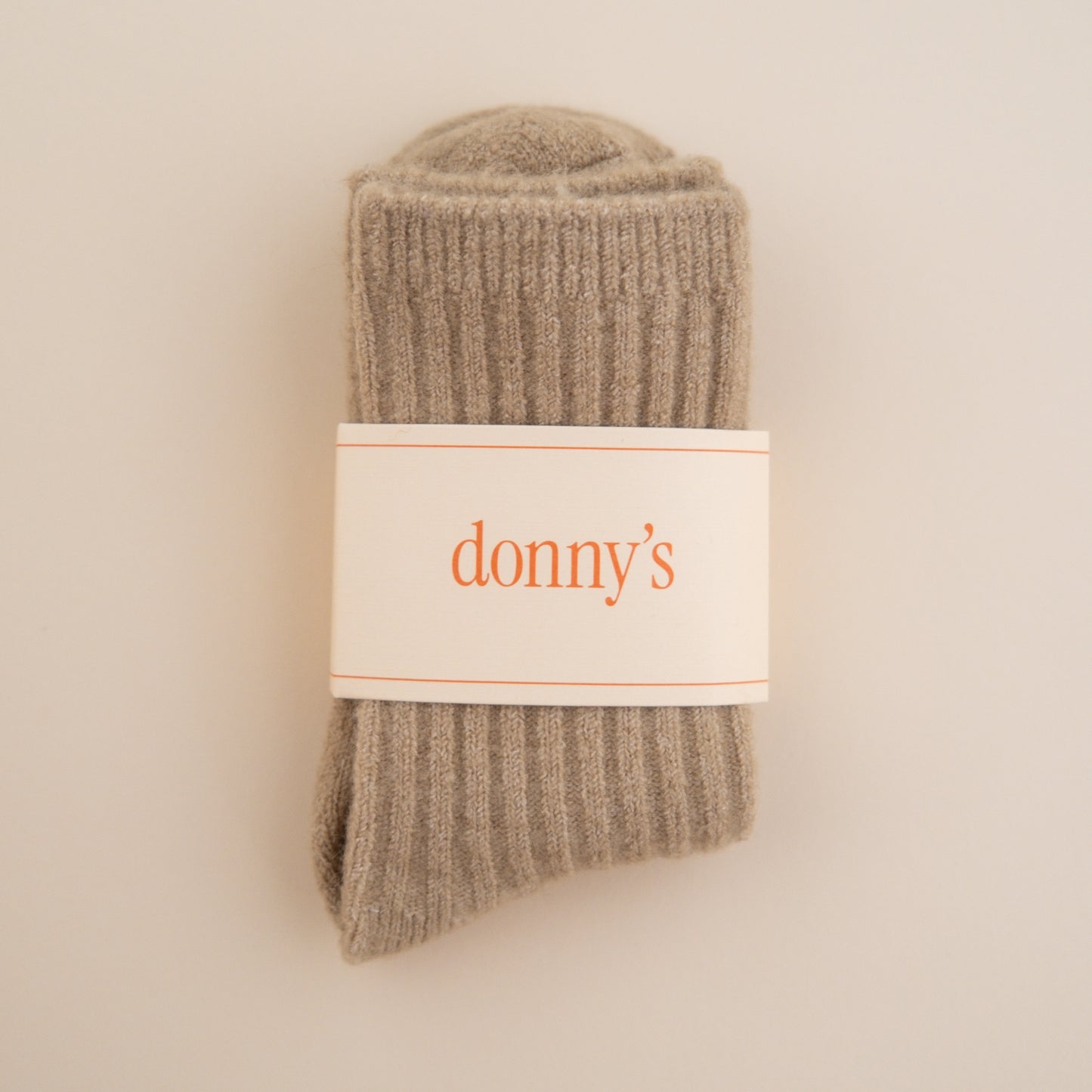 Slouch Rib Socks in Oatmeal